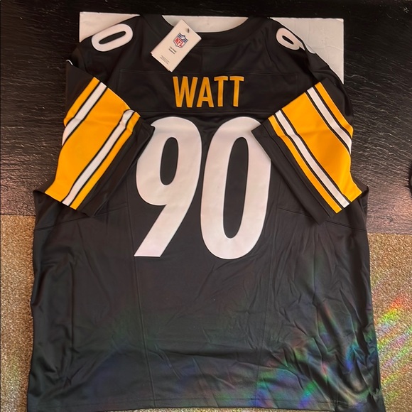 NFL Other - Pittsburgh Steelers TJ Watt NFL Jersey Black, Yellow White - Adult Size 3XL